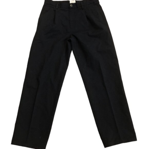 St John's Bay Worry Free Relaxed Fit Black Pant, Size 44/29 - Picture 3 of 5
